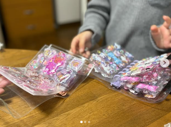 🌸✨流行りのシールを見せあいっこ✨🌸