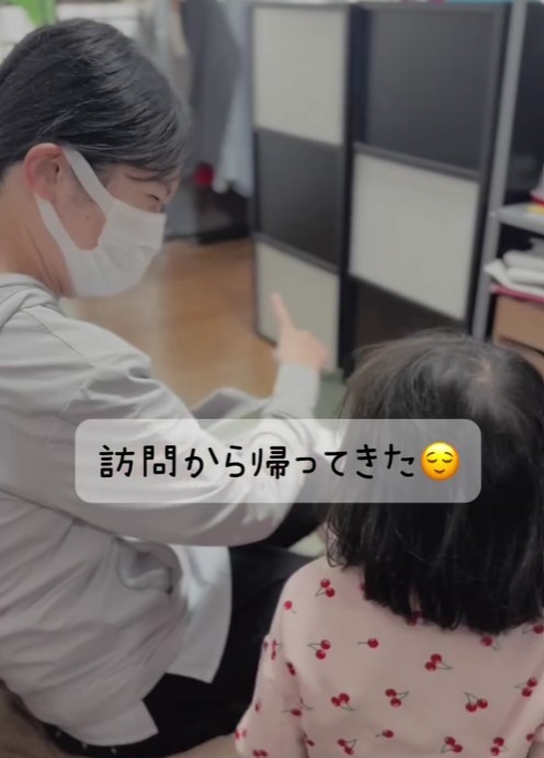 作業療法士のMさん👩 5歳の娘さんと出勤👧